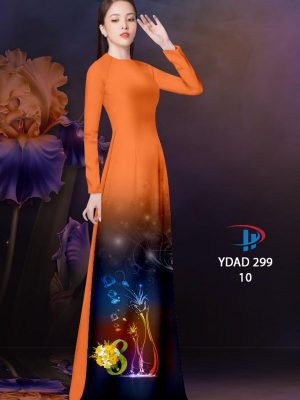 Vải Áo Dài Hoa In 3D AD YDAD299 31